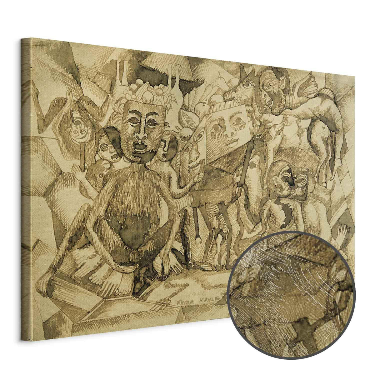 Leinwandbild - Frida Kahlo – Karma