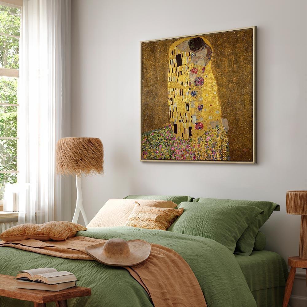 Leinwandbild - Gustav Klimt – Kiss