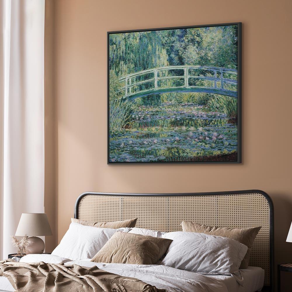 Leinwandbild - Claude Monet – Footbridge in Giverny