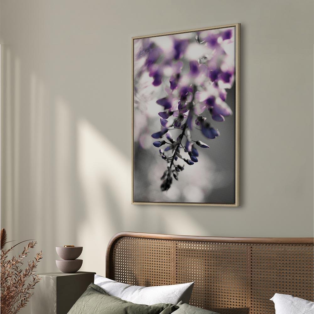 Leinwandbild - Violet Ringtones (1 Part) Vertical