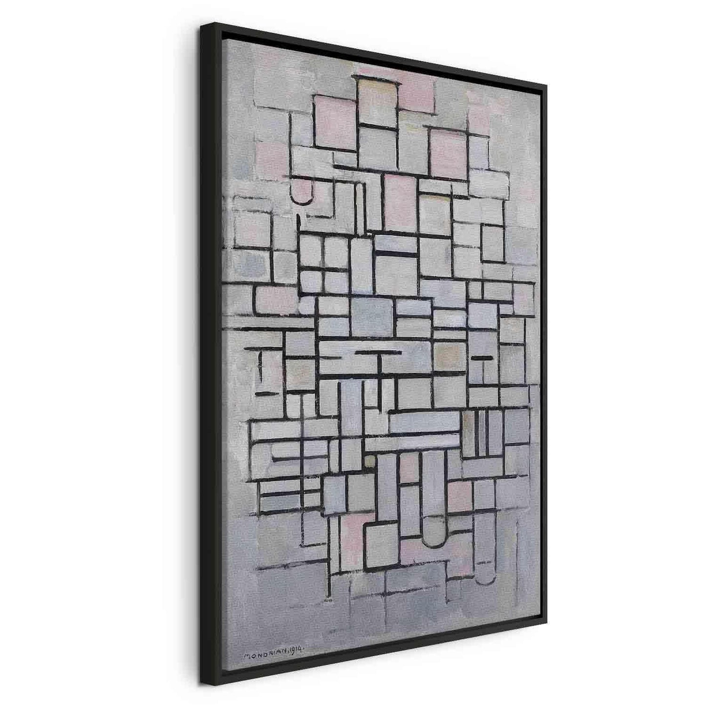 Leinwandbild - Composition No IV (Piet Mondrian) Artgeist