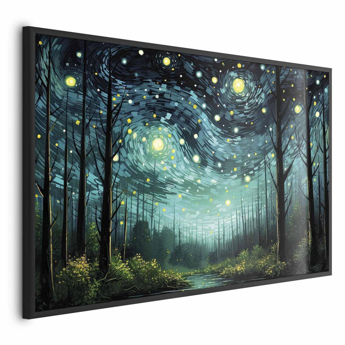 Poster - Starry night - a contemporary version of Van Gogh's night sky