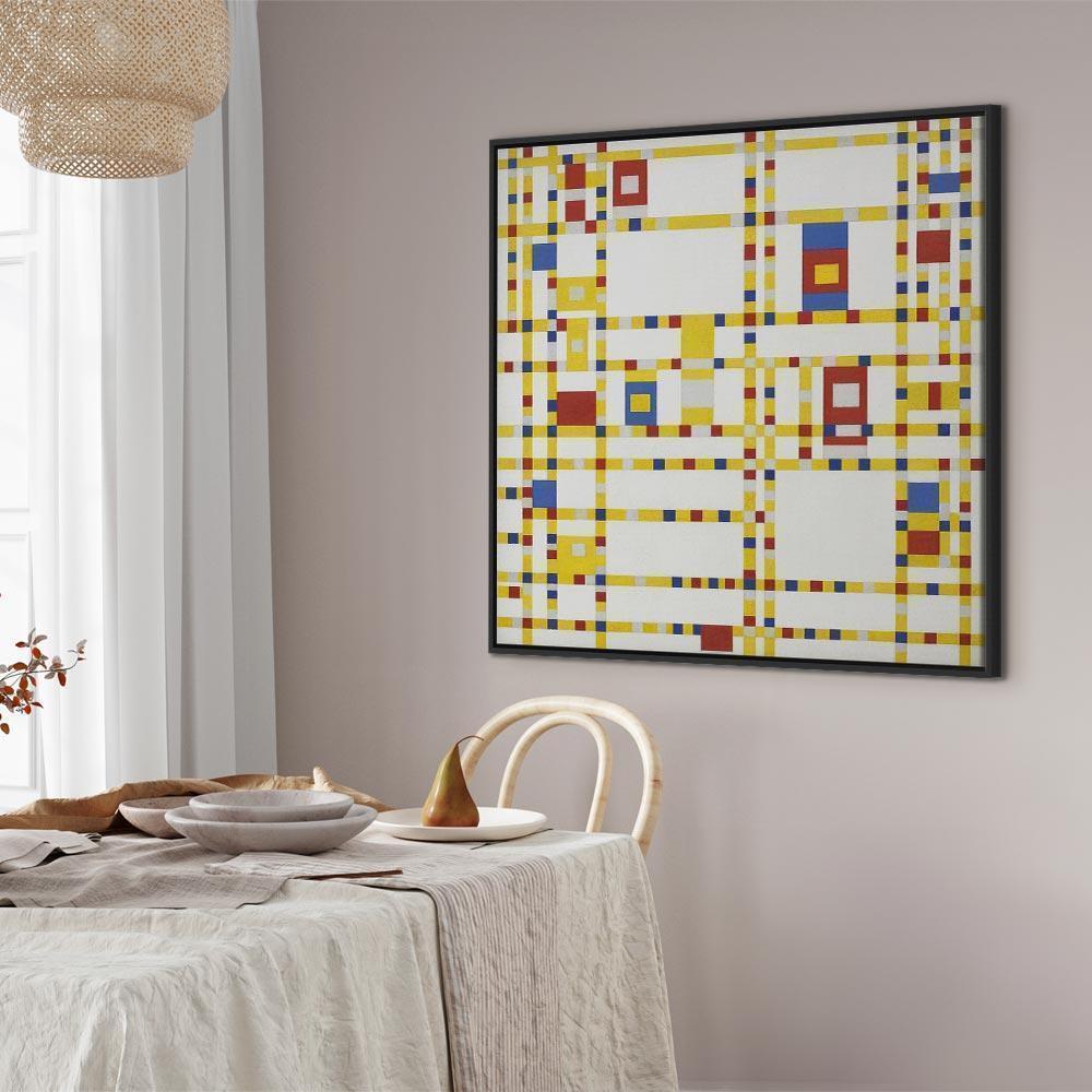 Leinwandbild - Piet Mondrian – Broadway Boogie Woogie