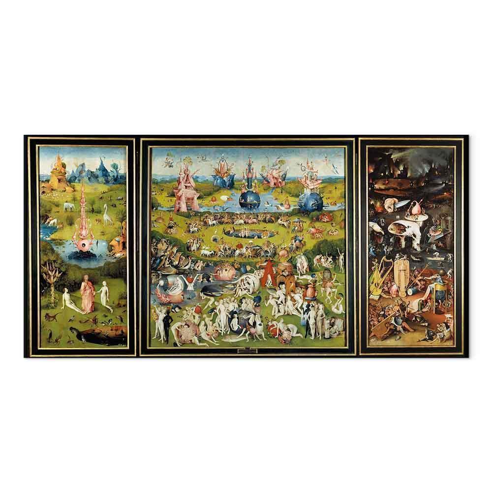 Leinwandbild - Hieronymus Bosch – The Garden of Earthly Delights