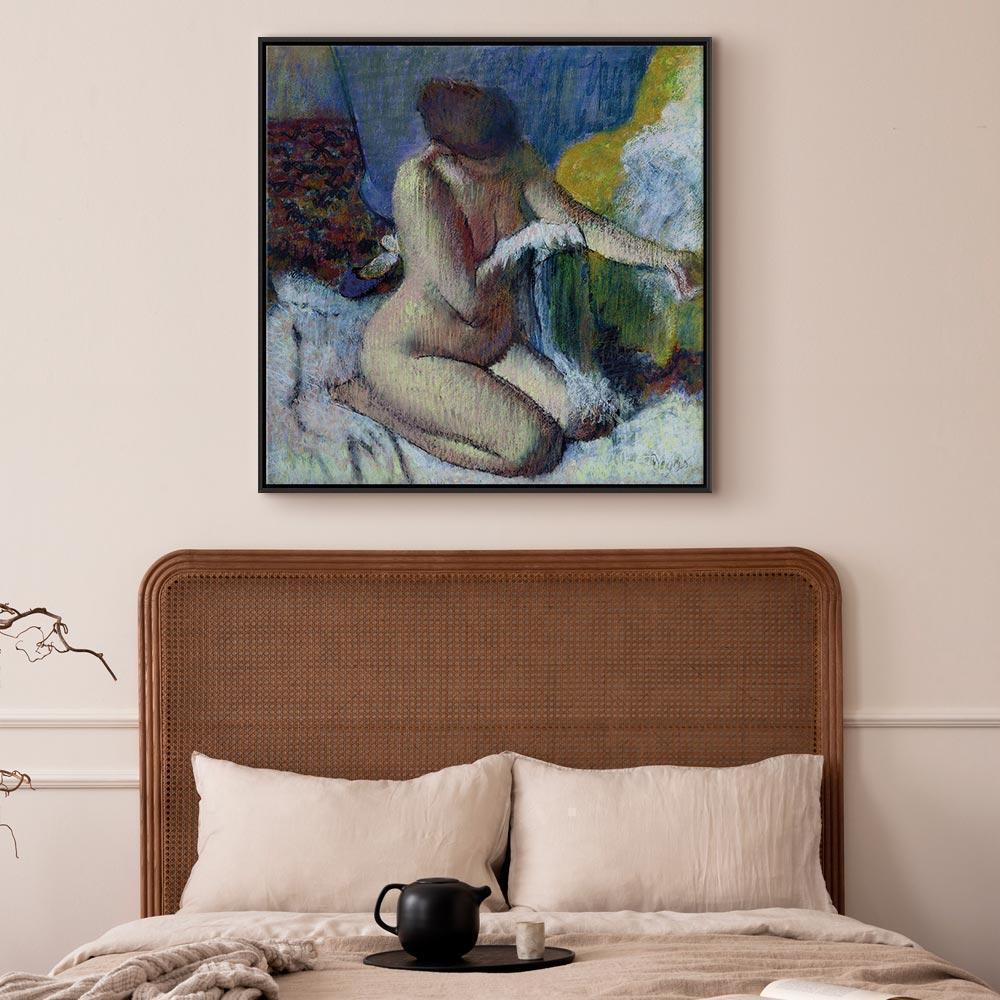 Leinwandbild - Edgar Degas – After the Bath