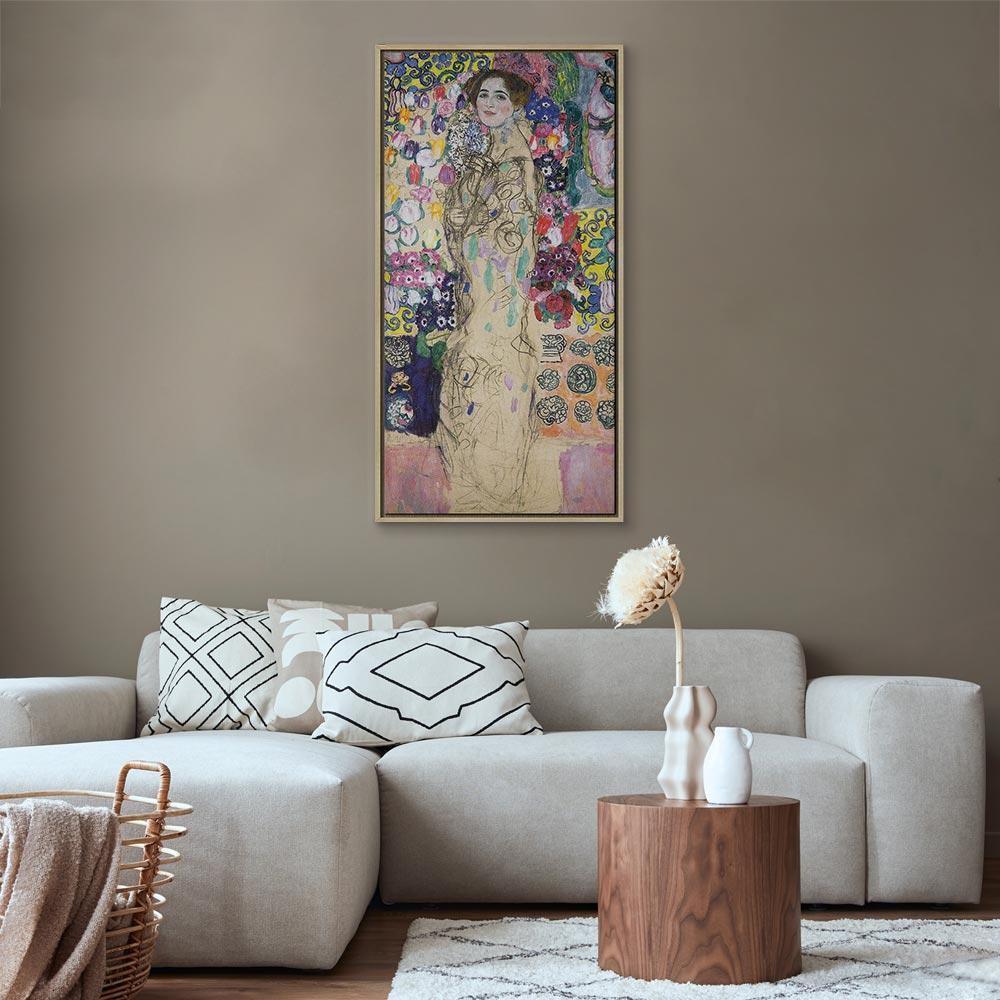 Leinwandbild - Gustav Klimt – Portrait of Maria Munk