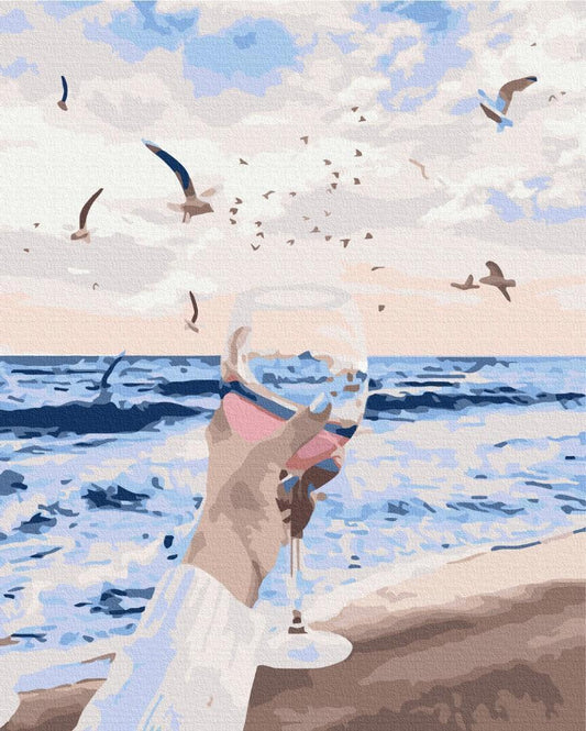 Malen nach Zahlen - A maritime toast