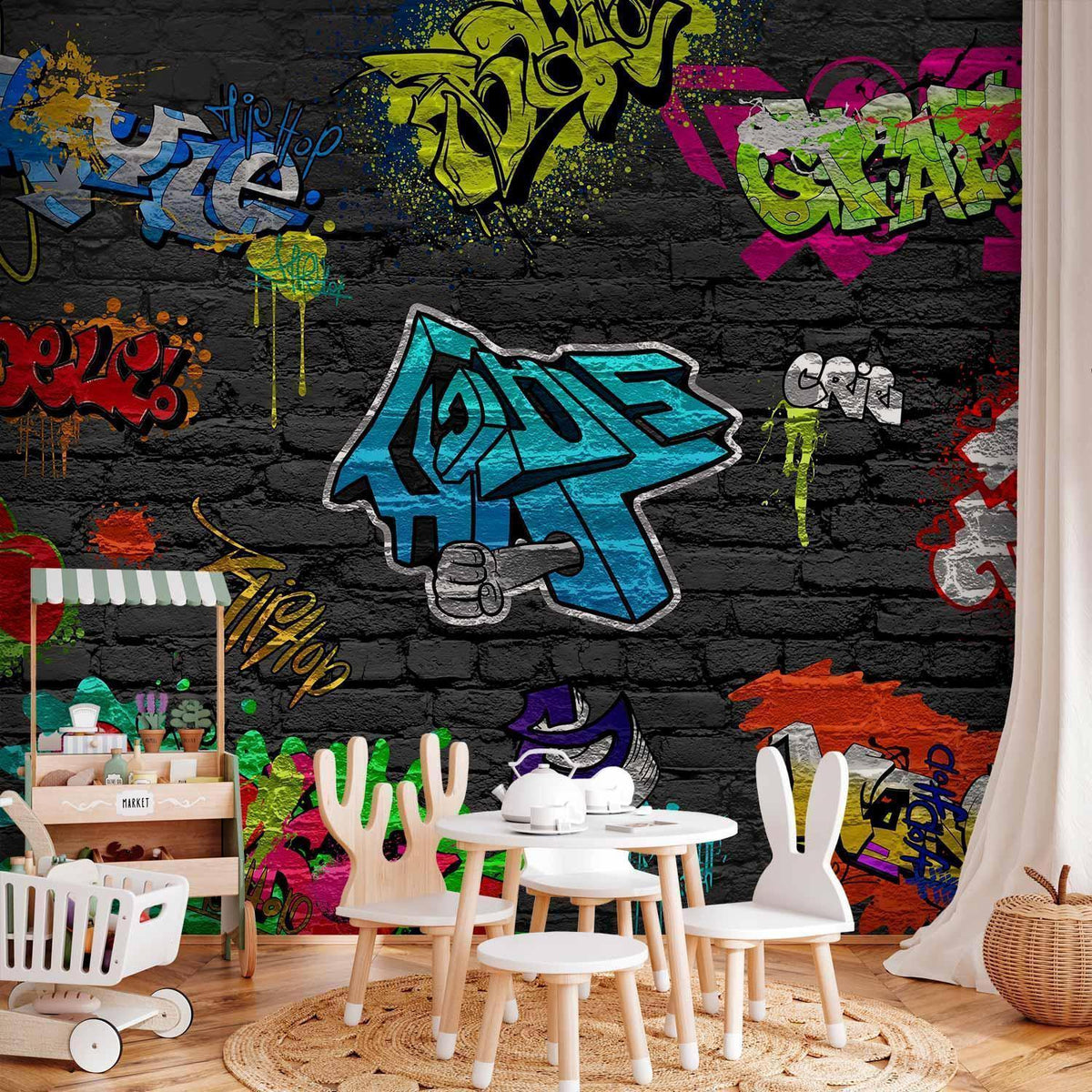 Fototapete - Graffiti wall
