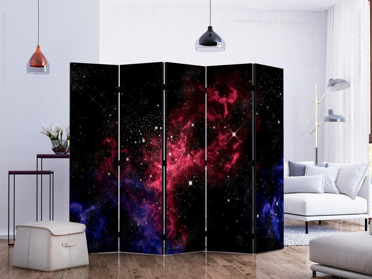 Paravent - space - stars II Artgeist