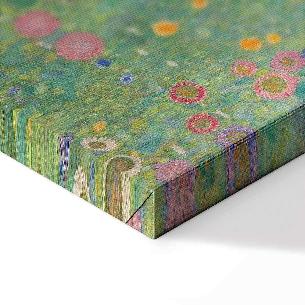 Leinwandbild - Gustav Klimt – Farm garden with sunflowers
