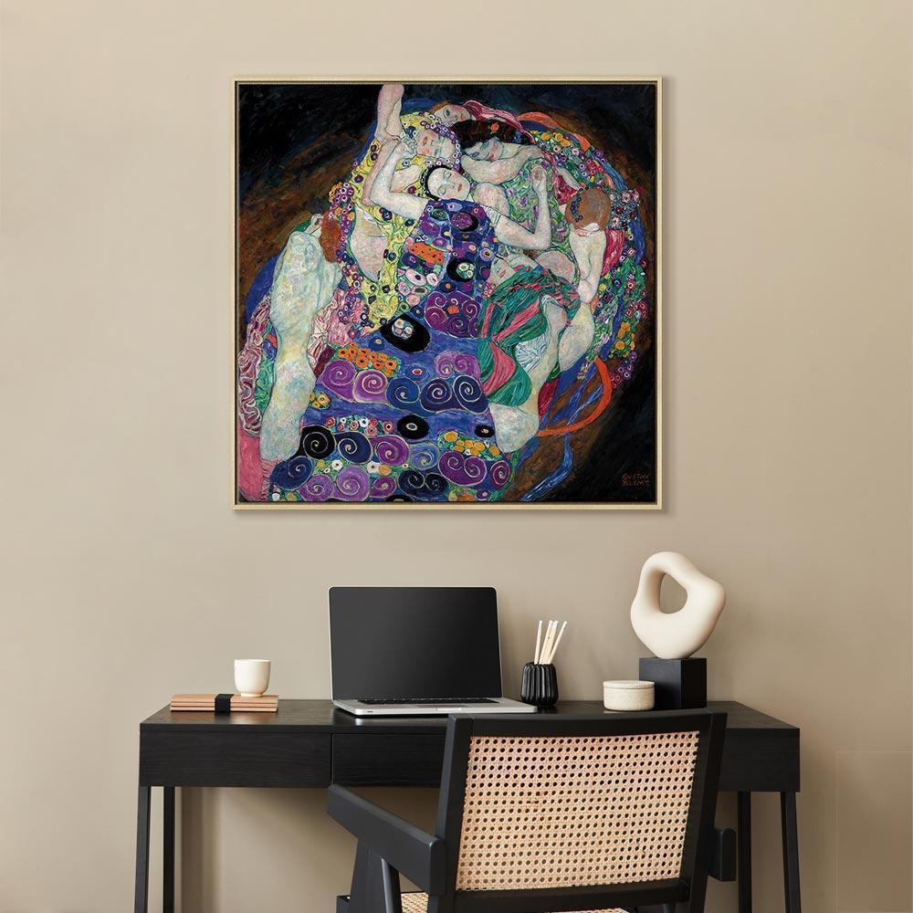 Leinwandbild - Gustav Klimt – Virgin