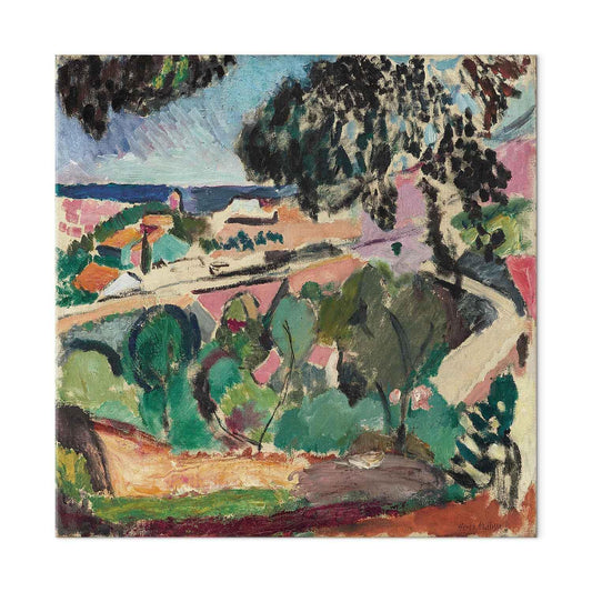 Leinwandbild - Henri Matisse – Landscape at Collioure