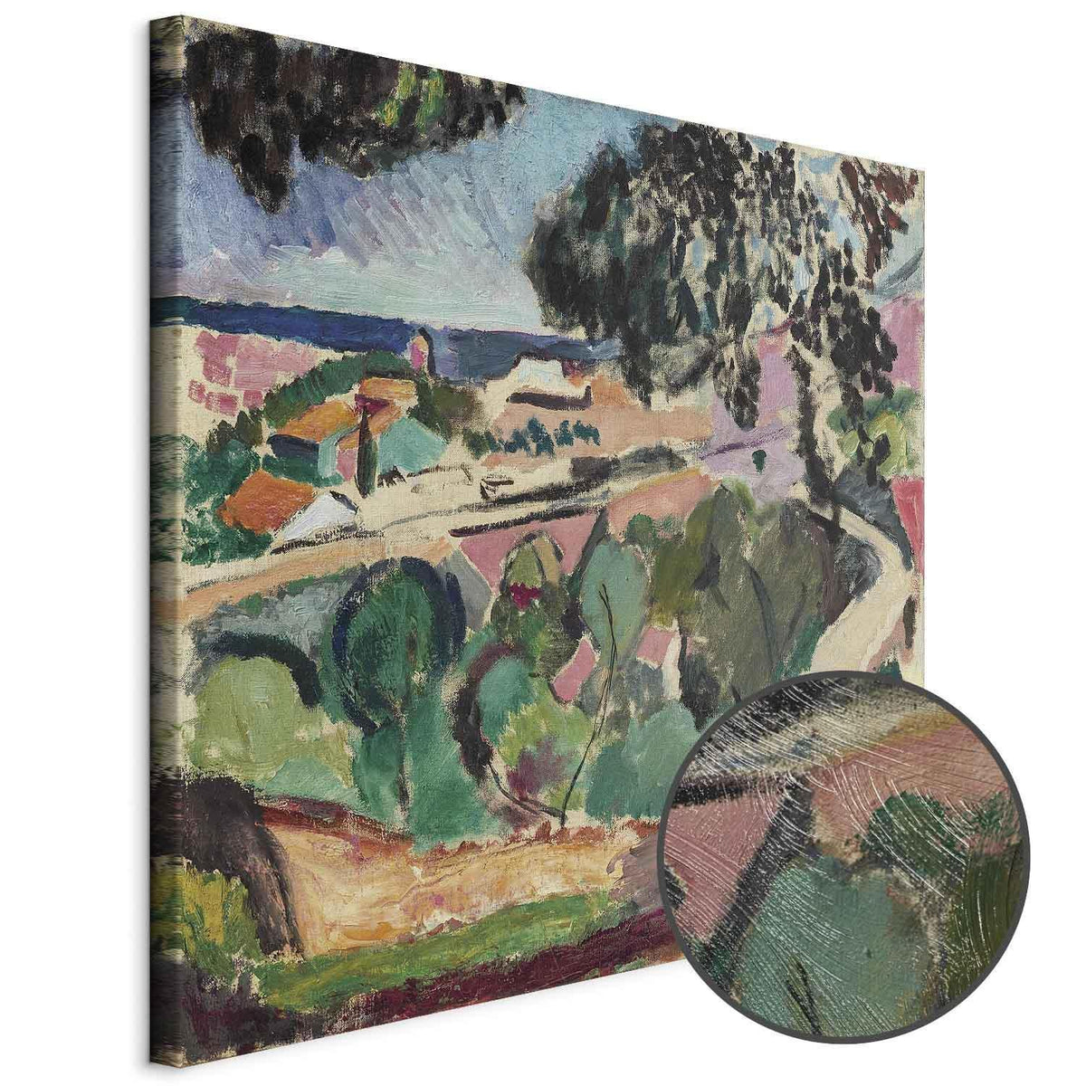 Leinwandbild - Henri Matisse – Landscape at Collioure