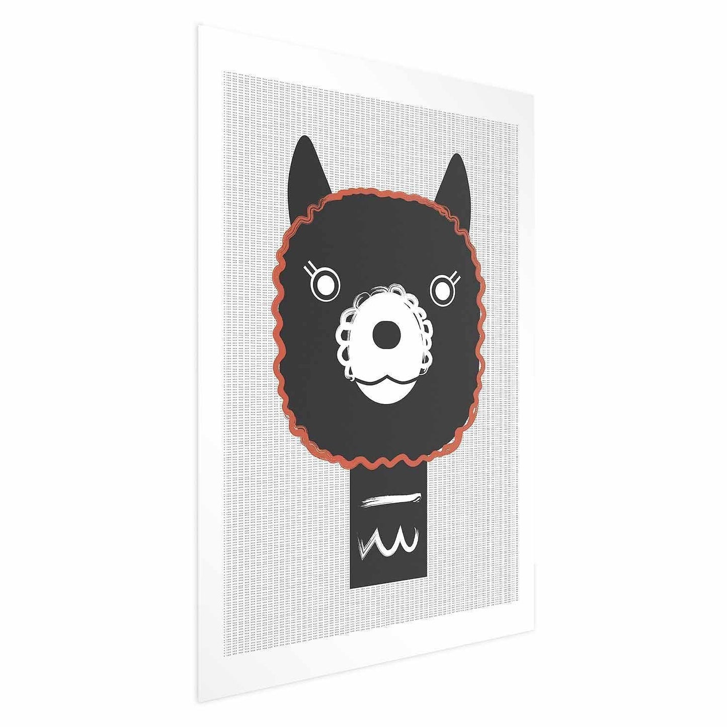 Poster - Decorative Alpaca Artgeist