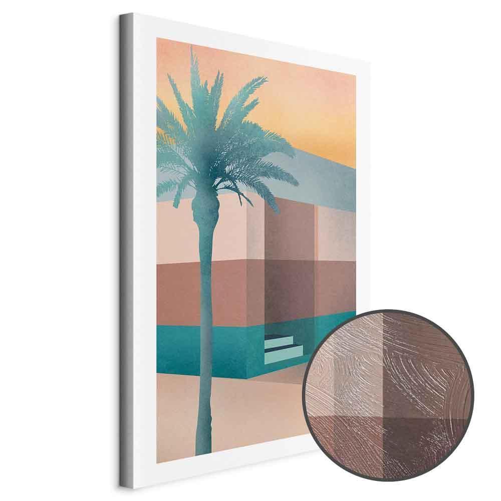 Leinwandbild - Pastel Alley (1 Part) Vertical
