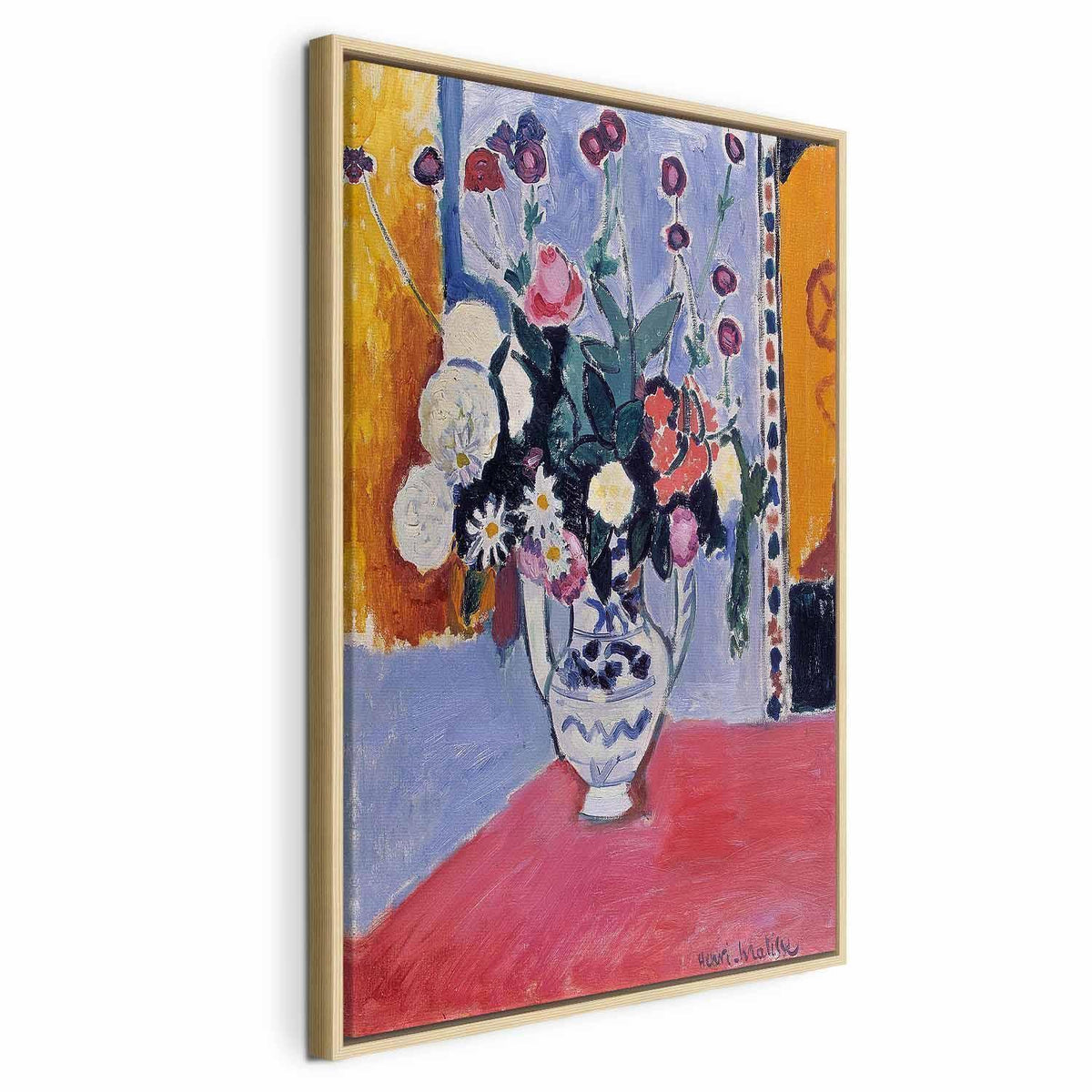 Leinwandbild - Henri Matisse – Bouquet in a Two-Handled Vase