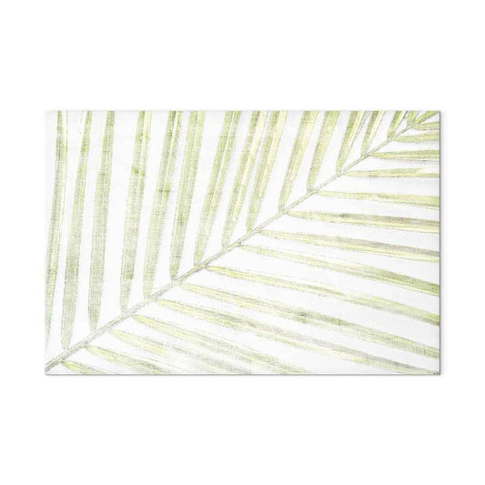 Leinwandbild - Palm Leaf (1 Part) Wide