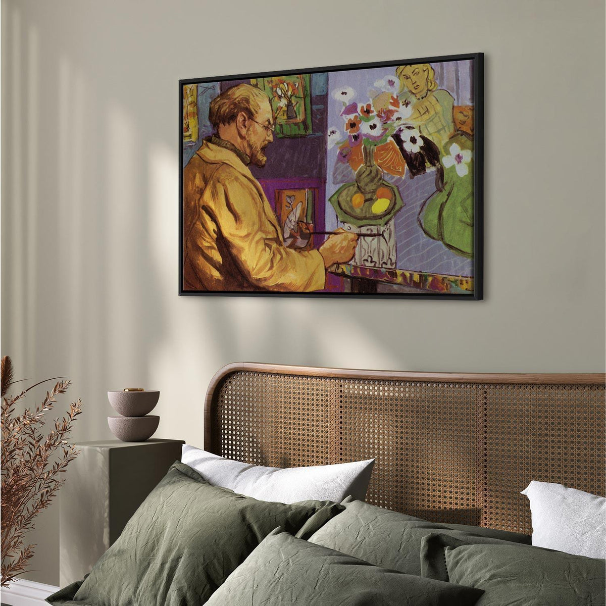Leinwandbild - Painting by Henri Matisse (colour lithograph)