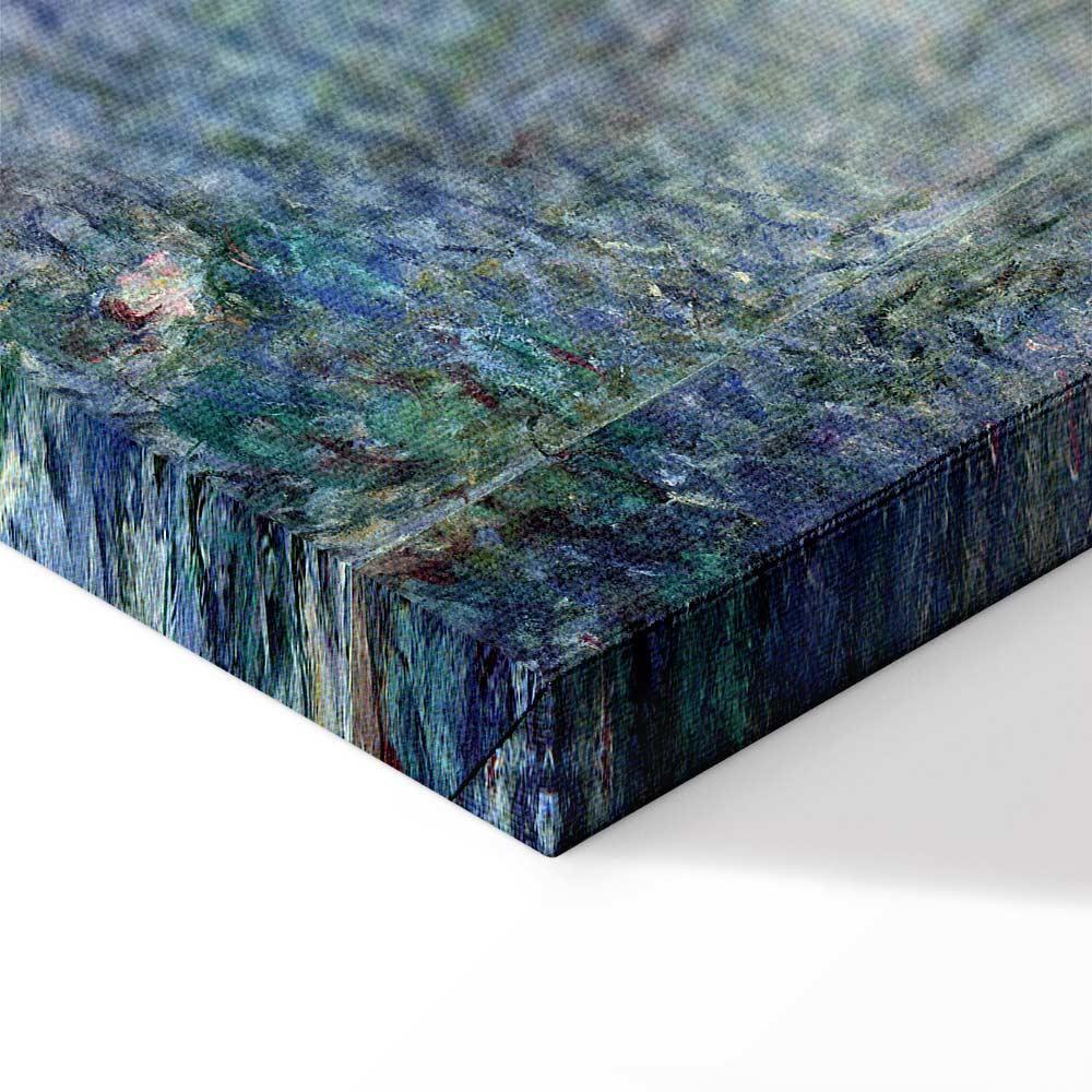 Leinwandbild - Claude Monet – The Water Lilies – Clear Morning with Willows