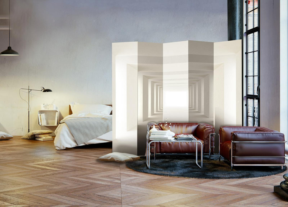 Paravent Ins Licht – Mystischer Raumteiler mit Lichtspiel