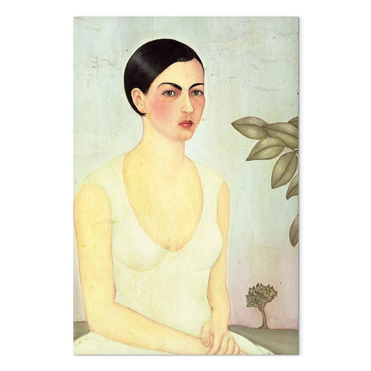 Leinwandbild - Frida Kahlo – The White Lady