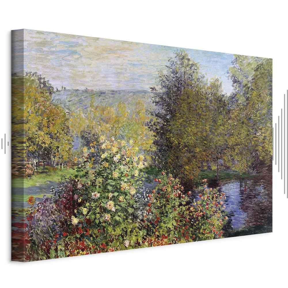 Leinwandbild - Claude Monet – Garden at Montgeron (detail)