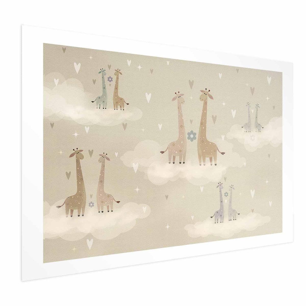 Poster - Loving Giraffes