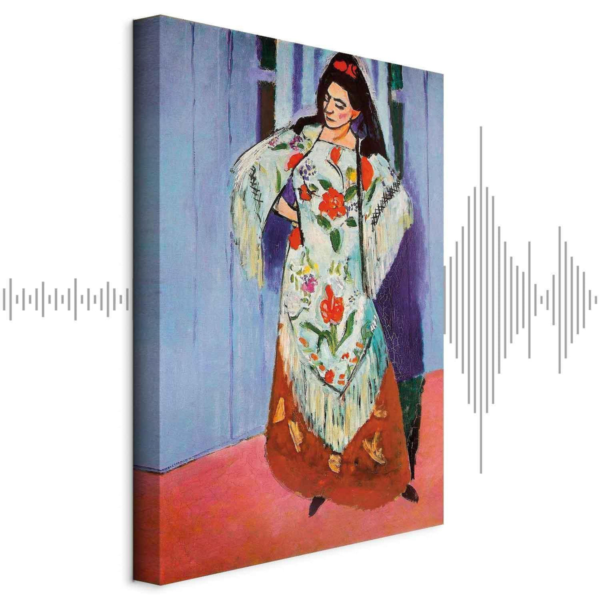 Leinwandbild - Henri Matisse – Madame Matisse with Manila Shawl