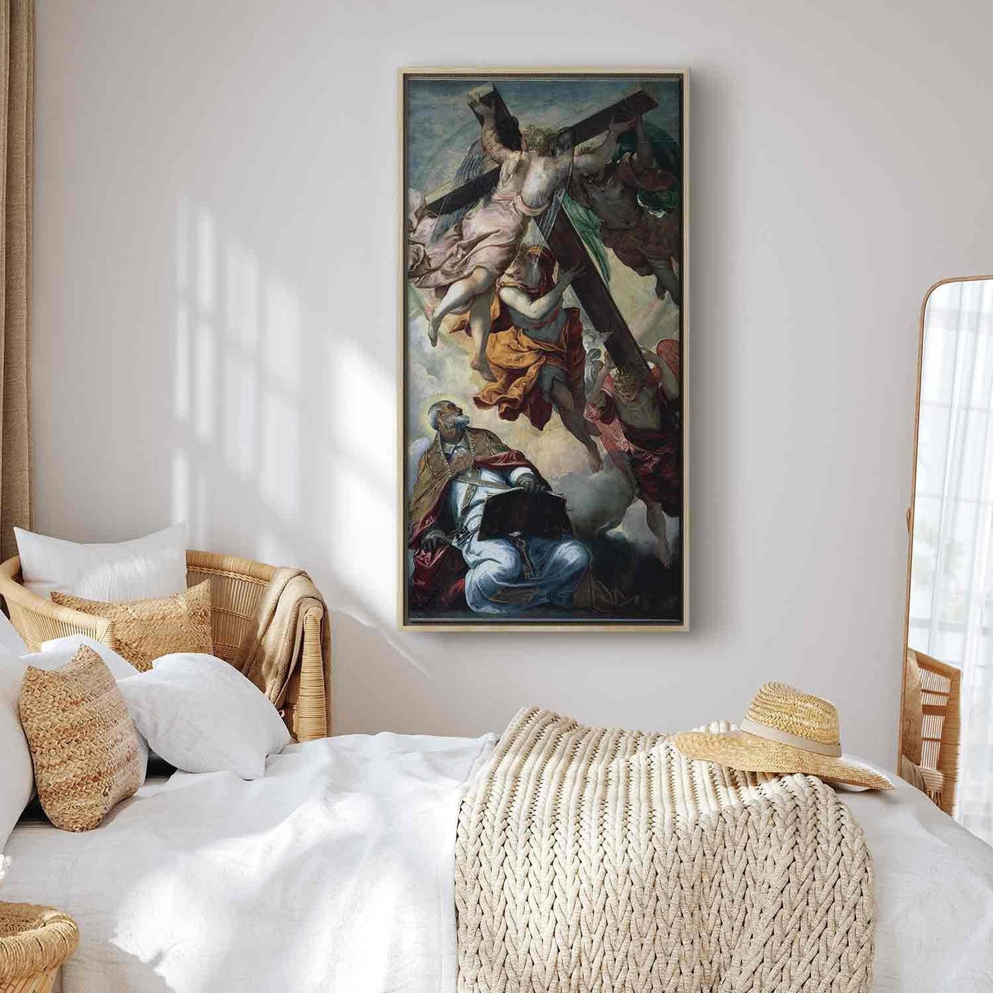 Leinwandbild - Apparition of the Cross to St Peter (Tintoretto ) Artgeist