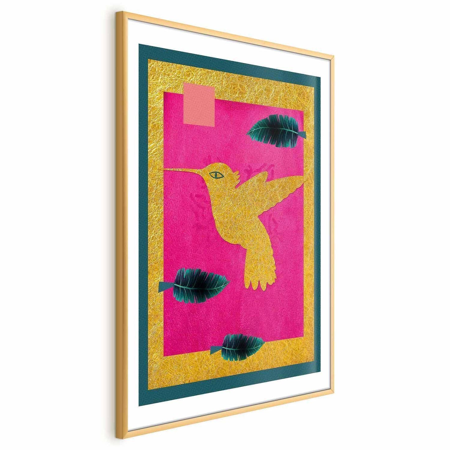 Poster - Golden Hummingbird Artgeist