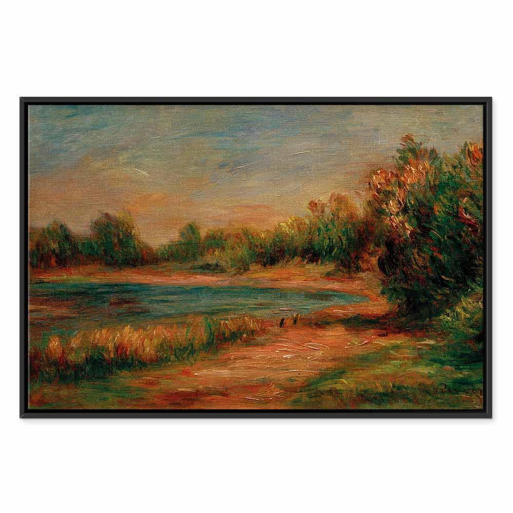 Leinwandbild - Pierre-Auguste Renoir – Paysage à Guernesey