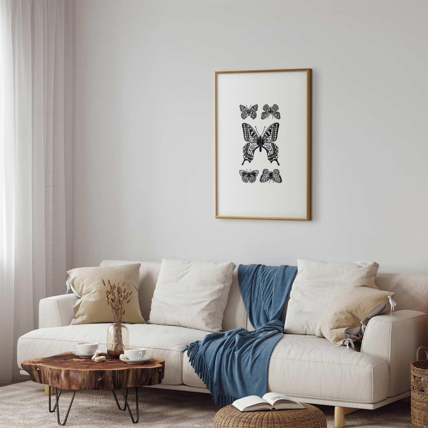 Poster - Five Butterflies Artgeist