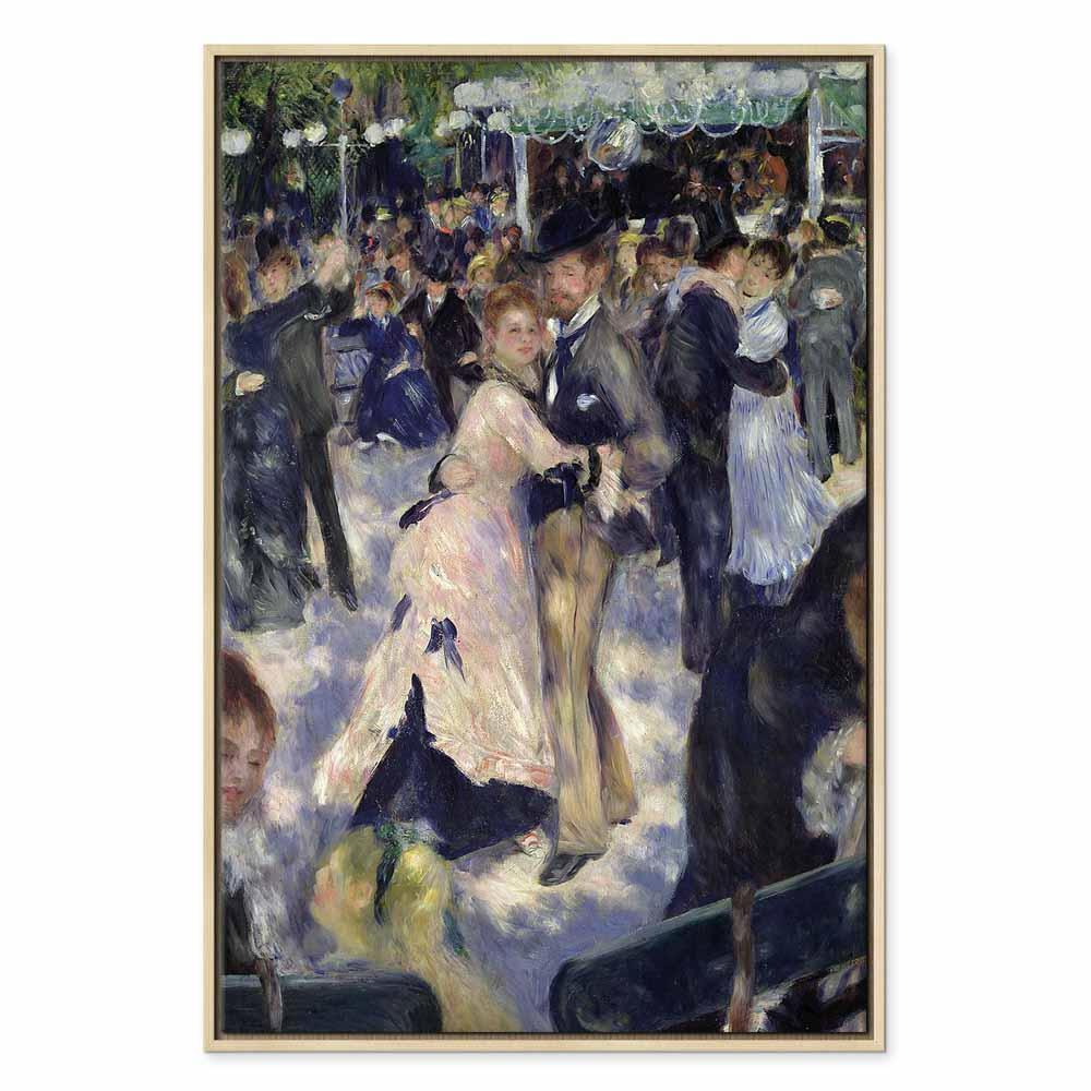 Leinwandbild - Pierre-Auguste Renoir – Le Moulin de la Galette, detail of the dancers