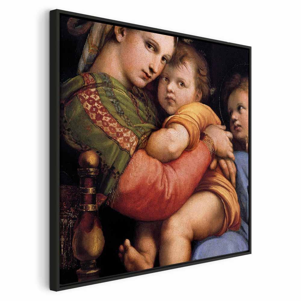 Leinwandbild - Rafael Santi – Madonna on a Chair