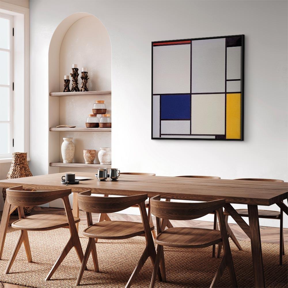 Leinwandbild - Piet Mondrian – Tableau I