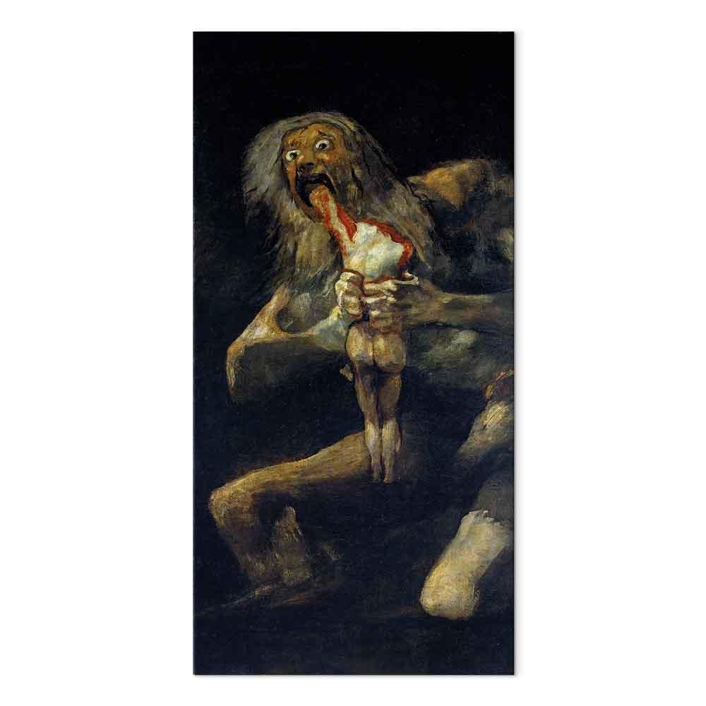 Leinwandbild - Francisco Goya – Saturn Devouring His Son
