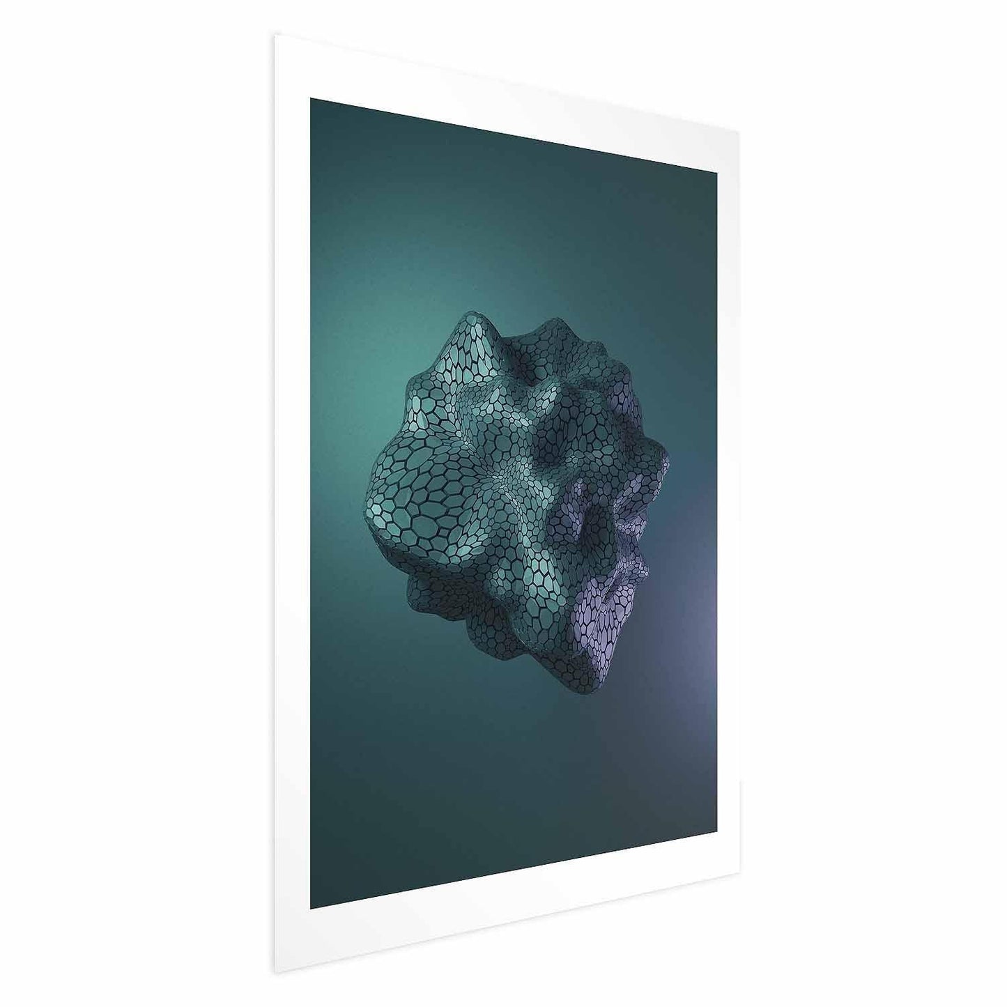 Abstract "Poster - Gamma" with geometric design in premium quality frame.