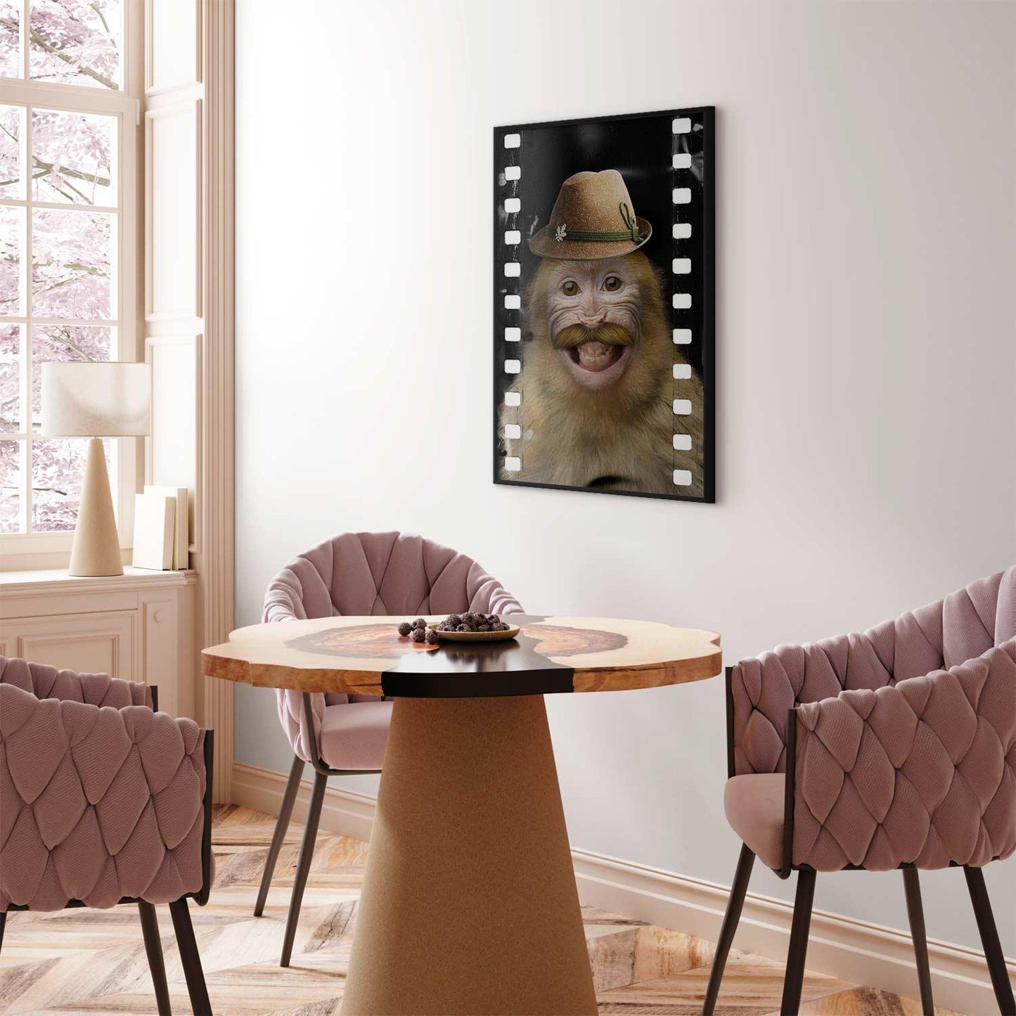 Poster - Monkey in a Hat Artgeist