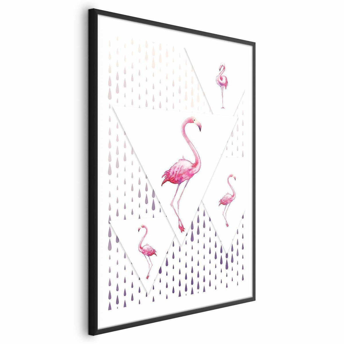 Poster - Flamingo Family