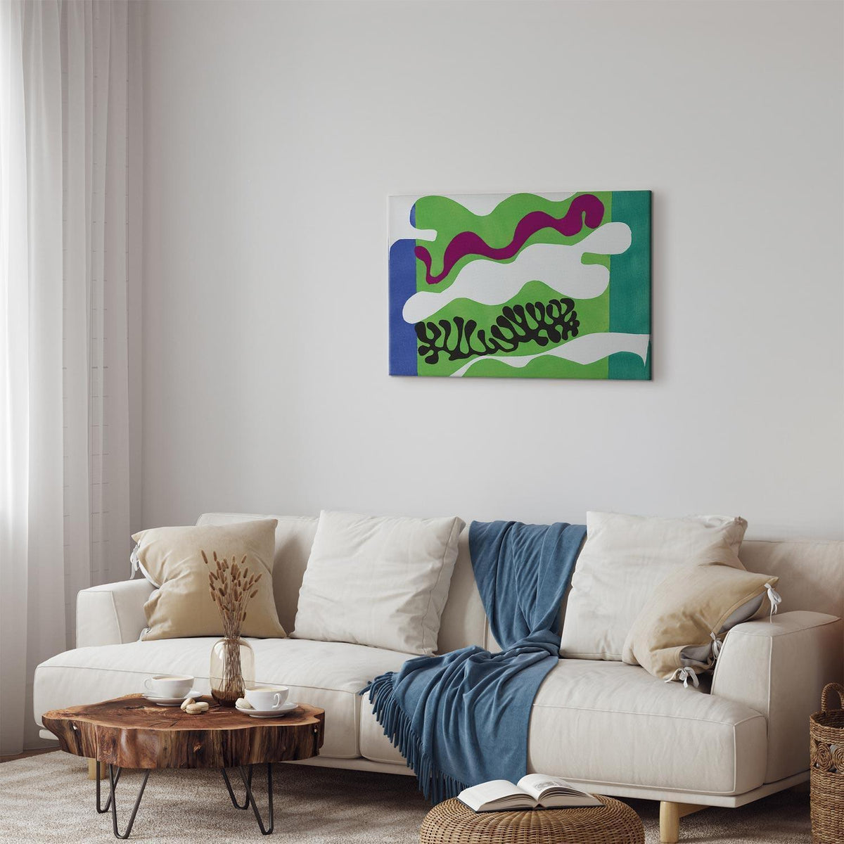 Leinwandbild - Henri Matisse – Lagoon II (from Jazz)