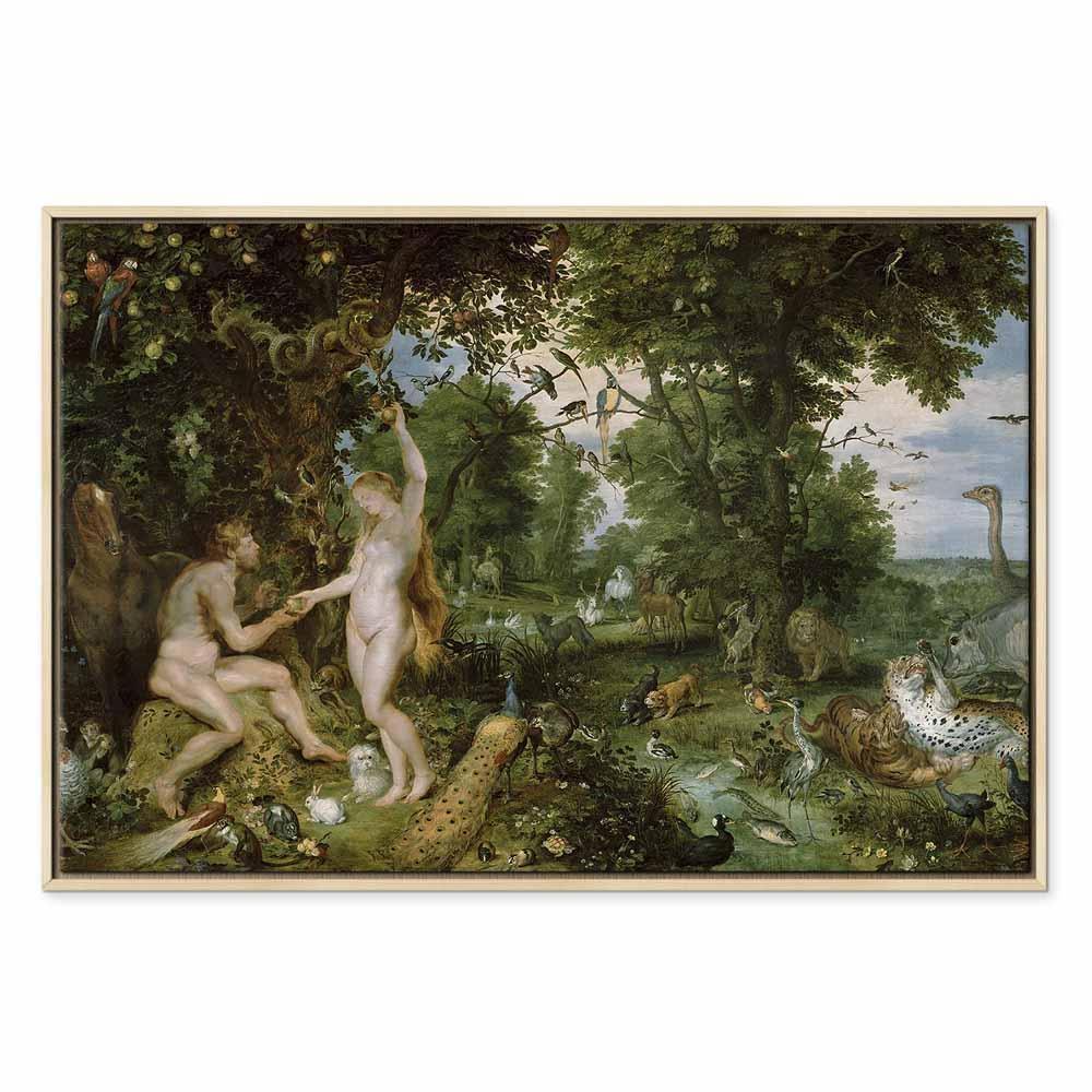 Leinwandbild - Peter Paul Rubens – The Garden of Eden with the Fall of Man
