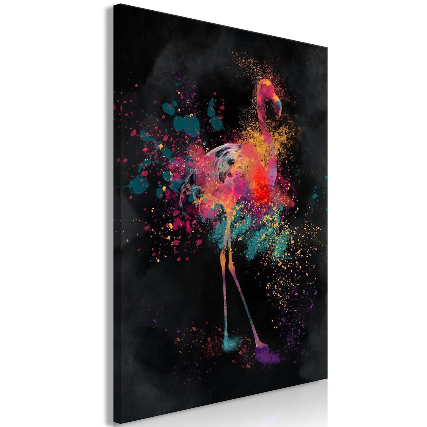 Leinwandbild „Flamingo Colour“ – Eleganter Farbklecks für stilvolle Räume