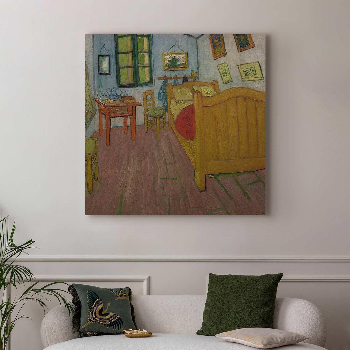 Leinwandbild - Vincent Van Gogh – The bedroom