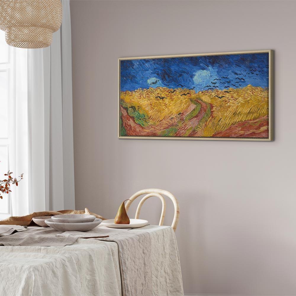 Leinwandbild - Vincent van Gogh – Wheatfield With Crows