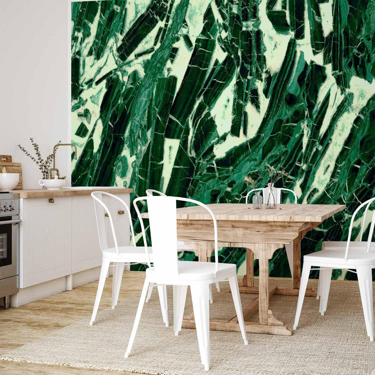 Fototapete - Emerald Marble