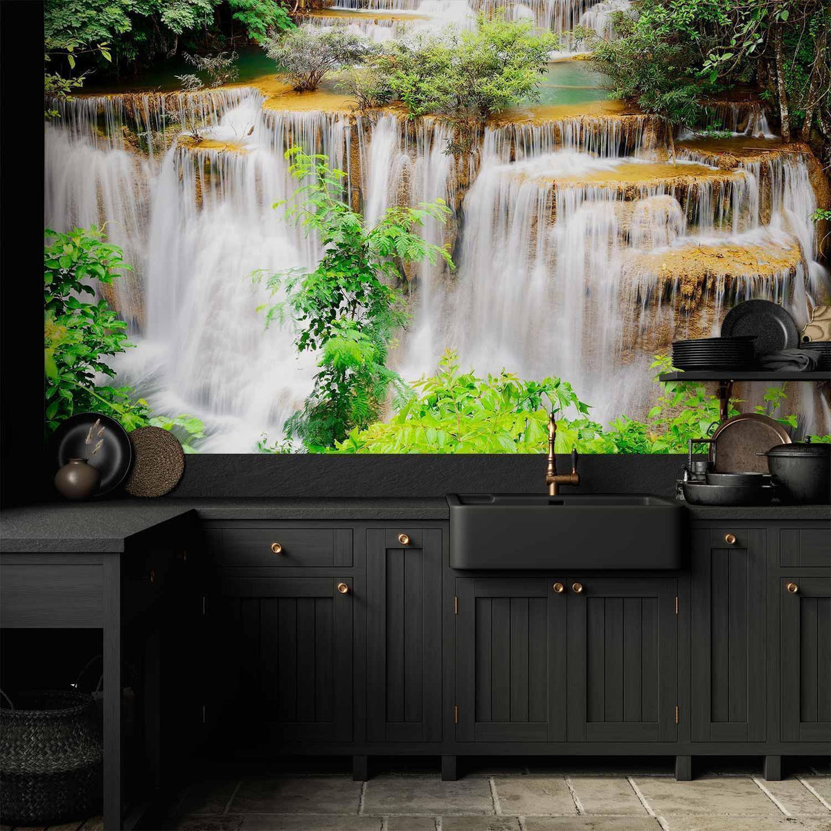 Fototapete - Thai waterfall