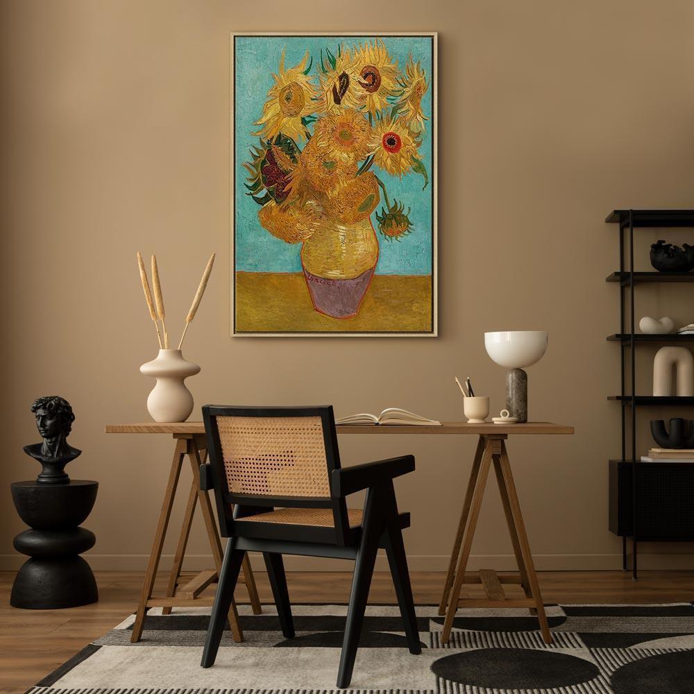 Leinwandbild - Vincent van Gogh – Sunflowers II