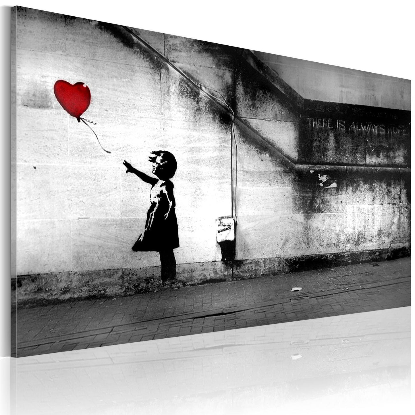 Leinwandbild - hope (Banksy) Artgeist