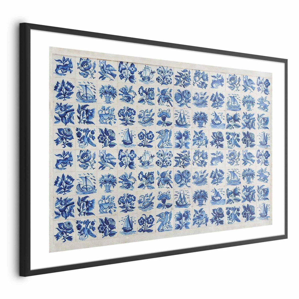 Poster - Azulejos Tiles - traditional Portuguese ceramic tiles