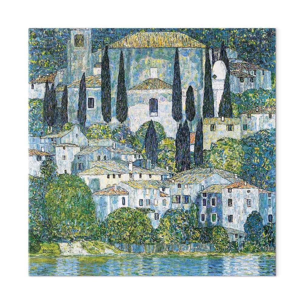 Leinwandbild - Gustav Klimt – Church in Casson